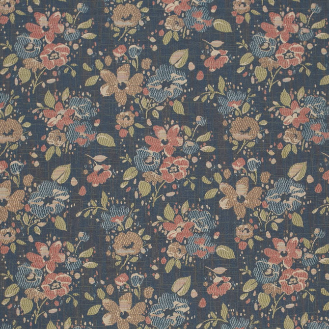 D4392 Blue by Charlotte Fabric Tapestry Classics III 100% Polyester Asia Exceeds 90,000 Wyzenbeek Rubs (Heavy Duty) Horizontal 15" x Vertical 15" 54 Inches - Fabric Carolina -