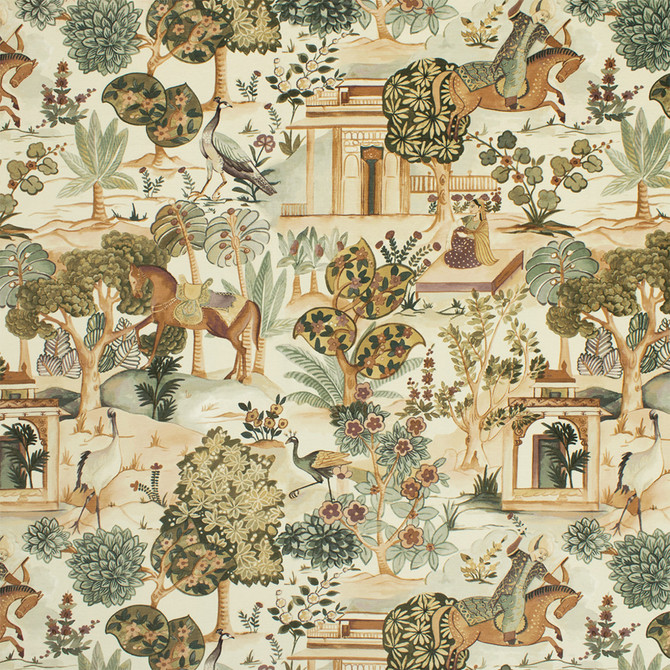 S6714 Umber by Greenhouse Designer Fabric 100% Polyester China 50,000 </p><p>Repeat: 27.25" H, 27" V 56" - Swanky Fabrics -