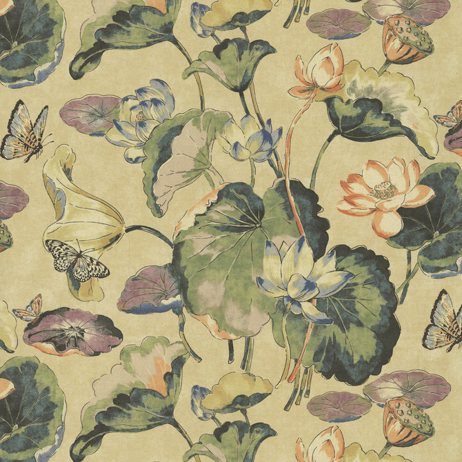 S6735 Flax by Greenhouse Designer Fabric 88% Cotton, 20% Linen China 15,000 </p><p>Repeat: 27" H, 25.25" V 54" - Swanky Fabrics -