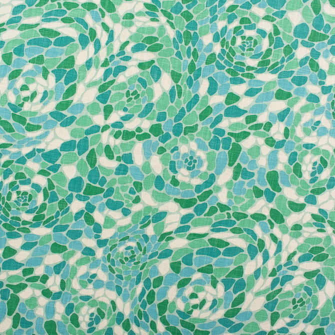 S6355 Seaglass by Greenhouse Designer Fabric 100% Cotton Pakistan 50,000 </p><p>Repeat: 26.75" H, 24.75" V 54" - Swanky Fabrics -