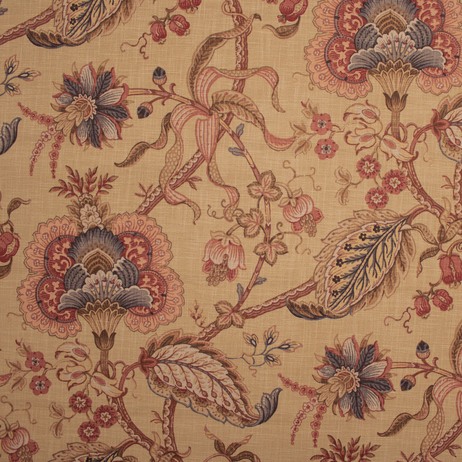 S6190 Walnut by Greenhouse Designer Fabric 100% Cotton Pakistan 50,000 </p><p>Repeat: 27.25" H, 24.75" V 54" - Swanky Fabrics -