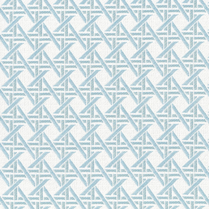 F4587 Spa by Greenhouse Designer Fabric 100% Solution-Dyed Polyester China 50,000 </p><p>Repeat: 1.23" H, 1.23" V 56" - Swanky Fabrics -