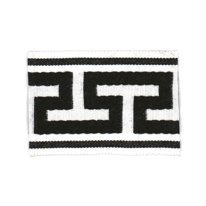 Railroad Tape 1 Domino by Stout Trim Stout Trim Railroad Tape 1 DominoTrim BEACH GROVE TRIM 100%SDA CHINA </p><p>Repeat: H: 2.500, V: 0.000 2.75 in - Fabric Carolina -
