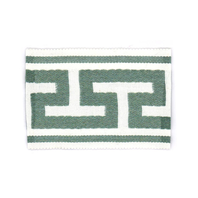 Railroad Tape 3 Lagoon by Stout Trim Stout Trim Railroad Tape 3 LagoonTrim BEACH GROVE TRIM 100%SDA CHINA </p><p>Repeat: H: 2.500, V: 0.000 2.75 in - Fabric Carolina -