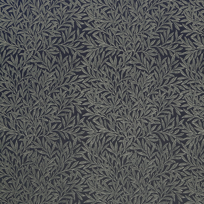 7869 Willow Woven 1 Navy by Wmah Fabric Wmah Fabric 7869 Willow Woven 1 NavyFabric WILLIAM MORRIS AT HOME KELMSCOTT GARDENS VOL 2 67%POL 33%SVI INDIA </p><p>Repeat: H: 18.125, V: 16.375 55 in - Fabric Carolina -