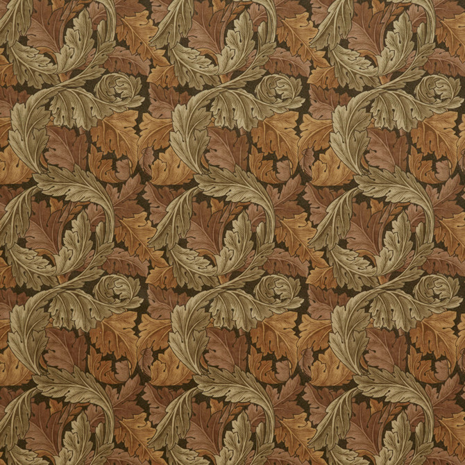 7878 Acanthus Velvet 1 Clove by Wmah Fabric Wmah Fabric 7878 Acanthus Velvet 1 CloveFabric WILLIAM MORRIS AT HOME KELMSCOTT GARDENS VOL 1 100%POL TURKEY </p><p>Repeat: H: 13.500, V: 16.875 54 in - Fabric Carolina -