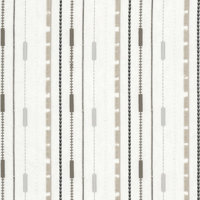 Nimitz 2 Flint by Stout Fabric Stout Fabric Nimitz 2 FlintFabric COLOR MY WINDOW PONGEE/CARBON 52%POL 48%COT %REMB INDIA </p><p>Repeat: H: 6.500, V: 6.250 52 in - Fabric Carolina -