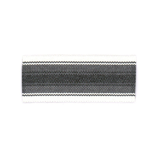 Sunrise Tape 1 Domino by Stout Trim Stout Trim Sunrise Tape 1 DominoTrim BEACH GROVE TRIM 100%SDA CHINA </p><p>Repeat: H: 0.000, V: 0.000 1.5 in - Fabric Carolina -