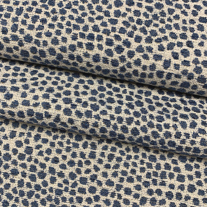 Spot Denim by Magnolia Designer Fabric - 100 Polyester China 47000 Horizontal: 14.27 and Vertical: 7.28 57 - Swanky Fabrics -