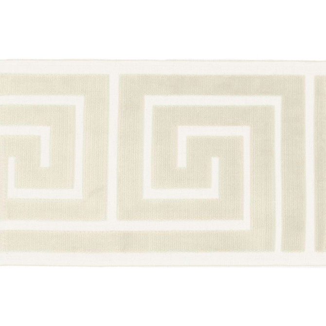 Sidewinder Tape Pearl by Magnolia Designer Trim - 58% Rayon, 31% Poly, 11% Linen China Horizontal: and Vertical: 7 - Swanky Fabrics -