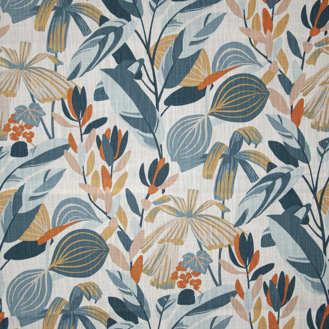 Selby 518 Paradise by Maxwell Designer Fabric PRINT GALLERY II 100% COTTON PAKISTAN  V-25.3" H-13.5" 54"  - Swanky Fabrics -