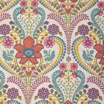 Heartwood Summer by Mitchell Designer Fabric #2405 96% Polyester, 4% Linen Imported </p><p>Repeat: Horizontal: 13.78 and Vertical: 22.44 51"-54" - Swanky Fabrics -