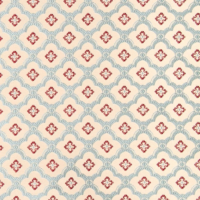 D4441 Mae Cardinal by Charlotte Designer Fabric Vintage Damask 100% Polyester Asia </p><p>Repeat: Horizontal 2" x Vertical 2" 54 Inches - Swanky Fabrics -