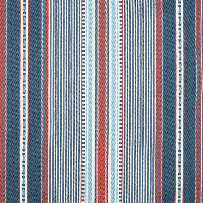 D4565 Terrace Marine by Charlotte Designer Fabric Veranda II 71% Polypropylene, 29% Polyester Mexico </p><p>Repeat: Horizontal 10" 54 Inches - Swanky Fabrics -