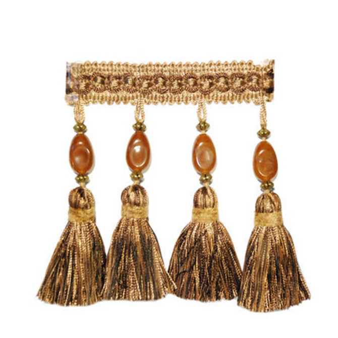 Dundee Chocolate by Europatex Designer Fabric Classic 40% Rayon, 30% Polyester, 30% Acrylic 1.5" - Swanky Fabrics -