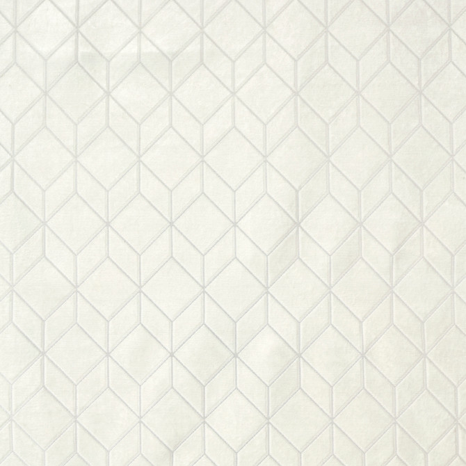 Cologne A PureWhite by Europatex Designer Fabric Cologne 100% Polyester 3.03"H, 6.01" V 55.00 inches - Swanky Fabrics -