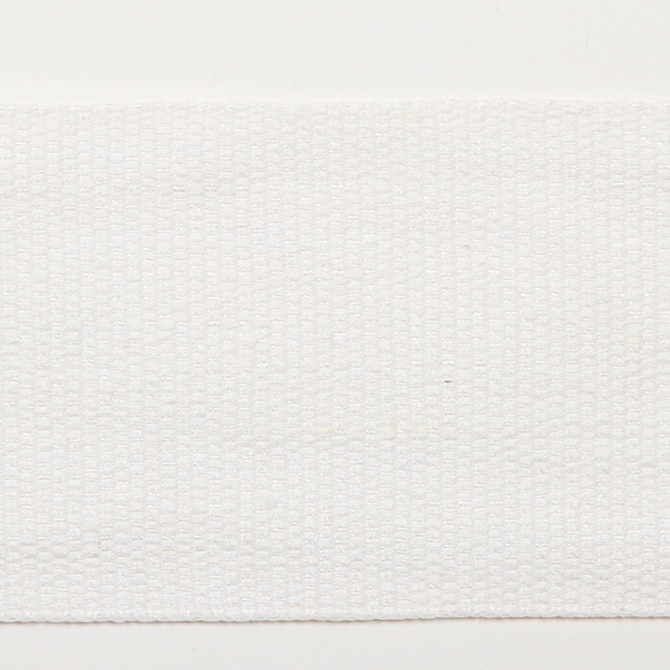 Le Lin 2 Tape White by Europatex Designer Fabric Le Lin 63% Linen, 37% Rayon 2.00 inches - Swanky Fabrics -