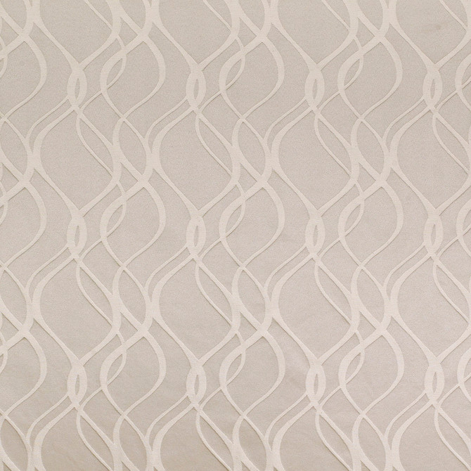 Parade Ribbon Silver by Europatex Designer Fabric Gramercy & Parade 60% Cotton, 40% Polyester 7.13" H, 8.88" V 54.00 inches - Swanky Fabrics -