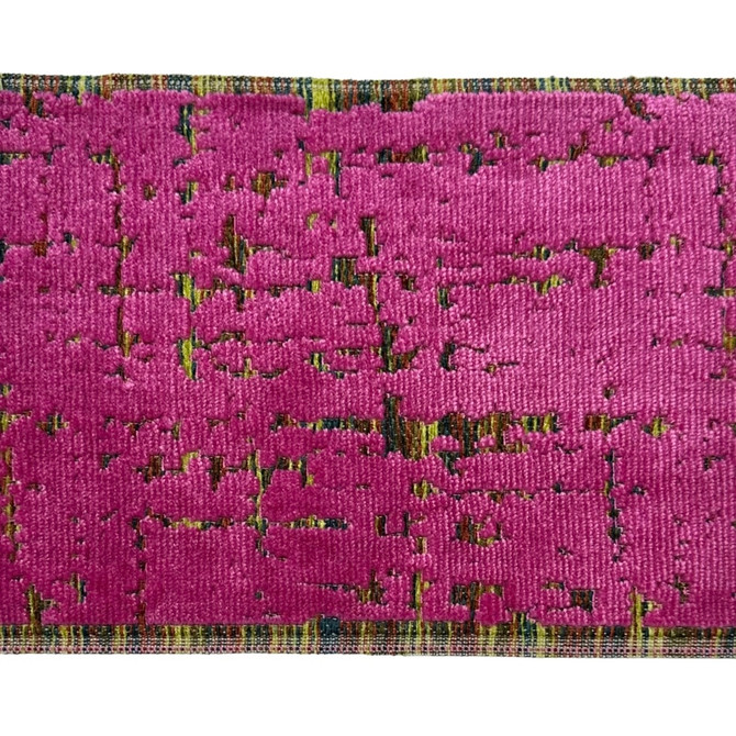 Sunburst Pink by Europatex Designer Fabric Sunburst 100% Polyester 6.75 inches - Swanky Fabrics -