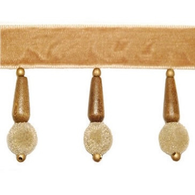 Utah Cream by Europatex Designer Fabric Americana 60% Polyester, 40% Wood 2.00 inches - Swanky Fabrics -