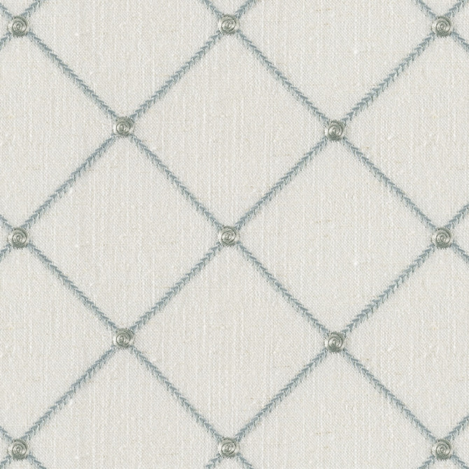 Socrates Tundra Ice by Europatex Designer Fabric Socrates 20% Linen, 45% Viscose, 35% Polyester 5.1" H, 5.1" V 56.00 inches - Swanky Fabrics -