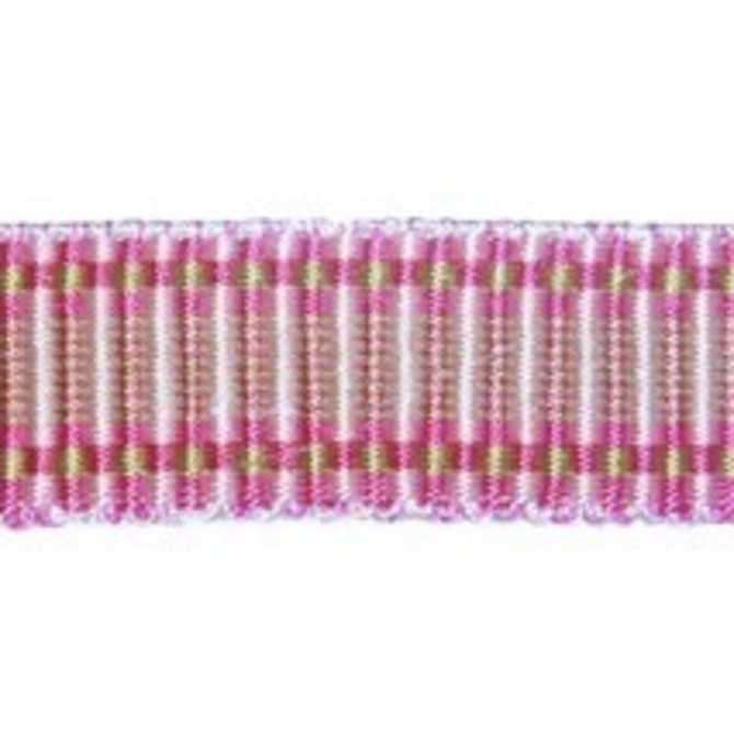 Yessi Fuchsia by Europatex Designer Fabric Club House 100% Polyester 1.00 inches - Swanky Fabrics -