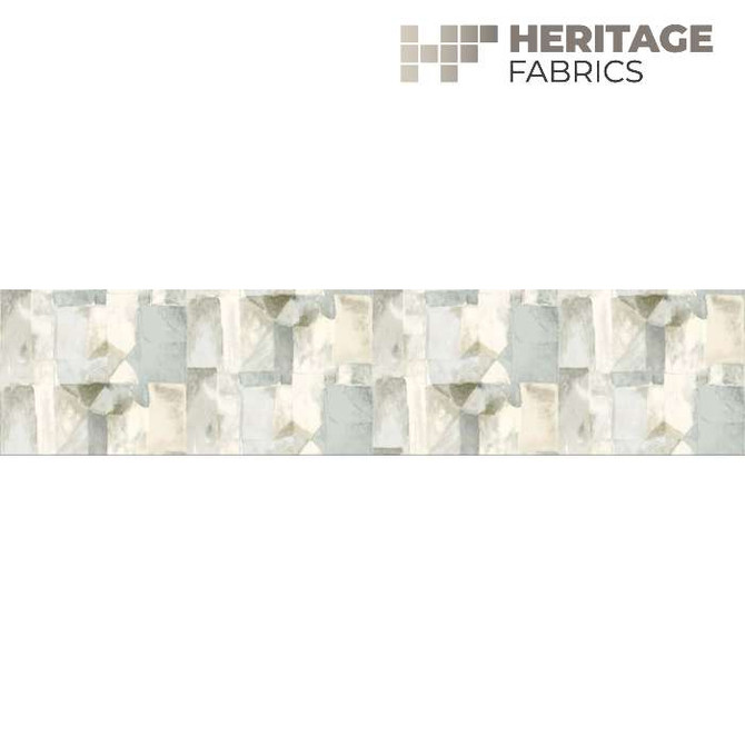 Artesia Sky Light by Heritage Designer Fabric - 100% Cotton Turkey 18,000 Horizontal: 13.5" half drop and Vertical: 12.25" 54" - Swanky Fabrics -