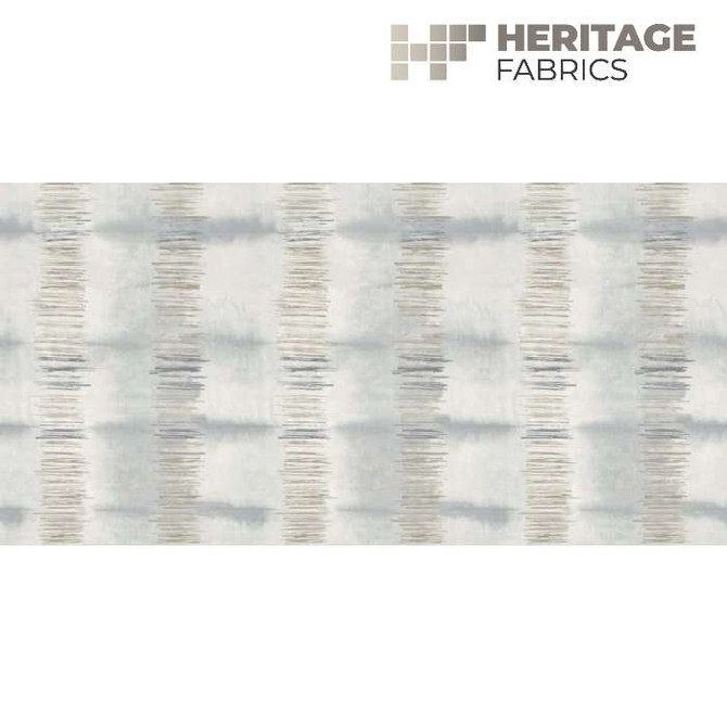 Cambria Bay Blue by Heritage Designer Fabric - 100% Cotton Turkey 18,000 Horizontal: 27" and Vertical: 27" 54" - Swanky Fabrics -