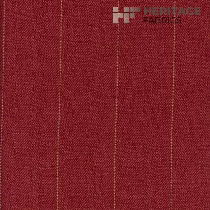 Copley Stripe Cardinal by Heritage Designer Fabric - 100% Cotton India 15,000 Horizontal: 2.3" and Vertical: N/A 54" - Swanky Fabrics -