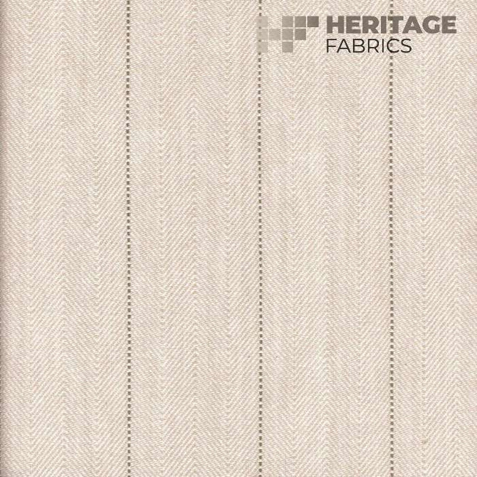 Copley Stripe Linen by Heritage Designer Fabric - 100% Cotton India 15,000 Horizontal: 2.3" and Vertical: N/A 54" - Swanky Fabrics -