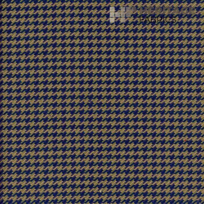 Houndstooth Midnight by Heritage Designer Fabric - 100% Cotton India 20,000 Horizontal: 0.375" and Vertical: 0.375" 54" - Swanky Fabrics -