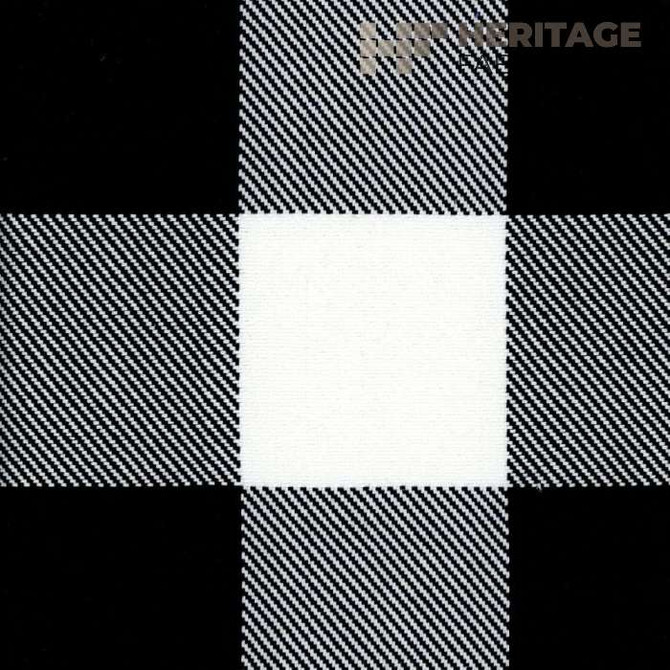 Metro Check Ebony by Heritage Designer Fabric - 100% Cotton India 30,000 Horizontal: 6.75" and Vertical: 6.75" 54" - Swanky Fabrics -