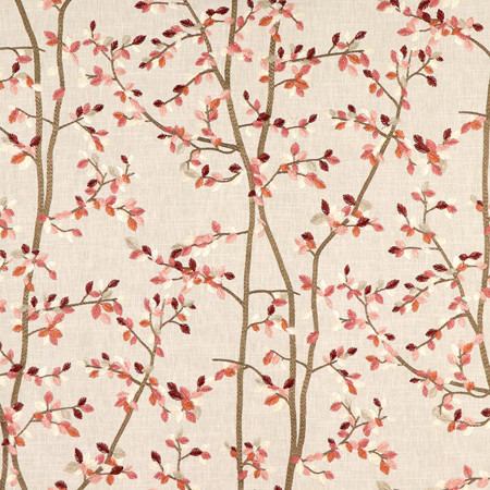 <p>Through The Trees Blush by Carole Designer Fabric</p><p><strong>Required Minimum Quantity Purchase: 2 yards</strong></p><p>Book: Forget Me Knot</p><p>Content: Base: 69% Cotton, 31% Polyester Embr: 100% Rayon</p><p>Origin: </p><p>Performance: 15,000 Wyzenbeek Double Rubs</p><p>Repeat: 25" V, 12 1/2" H HD</p><p>Width: 50*"</p>