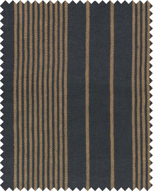 Newport Stripes Heavy Linen by Mind the Gap Designer Fabric WOODSTOCK '69 LIFESTYLE COLLECTION 100% Linen, stonewashed woven fabric Made in Turkey W 50cm x L 60cm / W 19.6in x L 23.6in 59.05in - Swanky Fabrics -