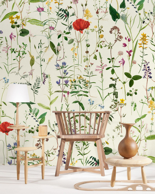 Aquafleur Wallpaper by Mind the Gap Designer Wallpaper PREMIUM DESIGNER WALLPAPER COLLECTION Non-woven Made in Europe Paste the wall 3 rolls x 20.5 x 3.25 yards - Swanky Fabrics -