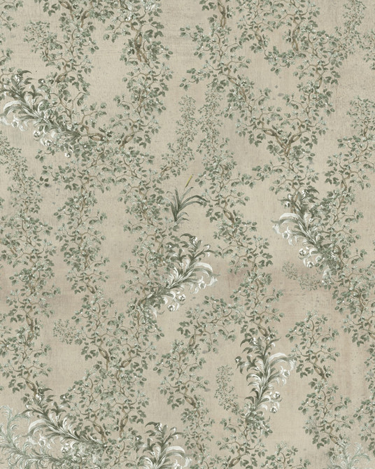 Soft Leaves Wallpaper by Mind the Gap Designer Wallpaper THE WALLPAPER COMPENDIUM 1 Textured Matte Made in Europe Paste the wall 3 rolls x 20.5 x 3.25 yards - Swanky Fabrics -