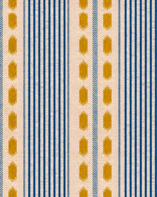 Mouassine Turmeric Wallpaper by Mind the Gap Designer Wallpaper TALES OF MAGHREB Textured Matte Made in Europe Paste the wall 1 roll x 20.47 x 9.8 yards - Swanky Fabrics -