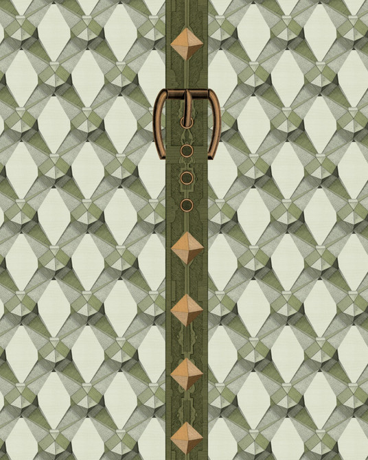 Mind The Gap Wallpaper LUXURY DETAIL Wallpaper (WP30175) | WP30175 | ORIENT EXPRESS | 1 roll x 20.5 x 393.7 in | 0.52m / 20.5in | 10m / 393.7in | 5.20mp | 60cm / 23.7in | Green, Mint, Gold | Non-woven | Paste the wall | 1-roll in a box | Fabric Carolina | https://www.fabriccarolina.com/