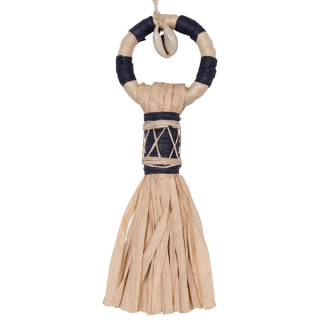 Broom Tassel Pacific Ocean Hues 85391 by Schumacher Designer Trim Johanna Ortiz - Swanky Fabrics -