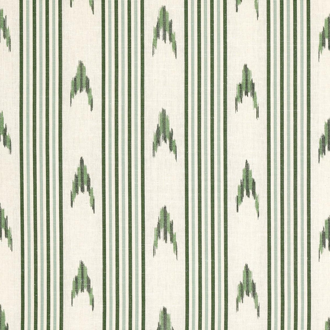 Santa Barbara Ikat Leaf Green 74224 by Schumacher Designer Fabric Mark D. Sikes 9.0" - Swanky Fabrics - Santa Barbara Ikat Leaf Green 74224 by Schumacher Designer Fabric Mark D. Sikes 9.0" - Swanky Fabrics -