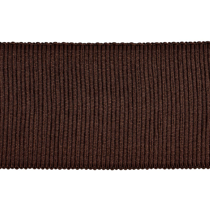 Wide Faille Tape Chocolate 83873 by Schumacher Designer Trim Perennial Favorite Trims - Swanky Fabrics -
