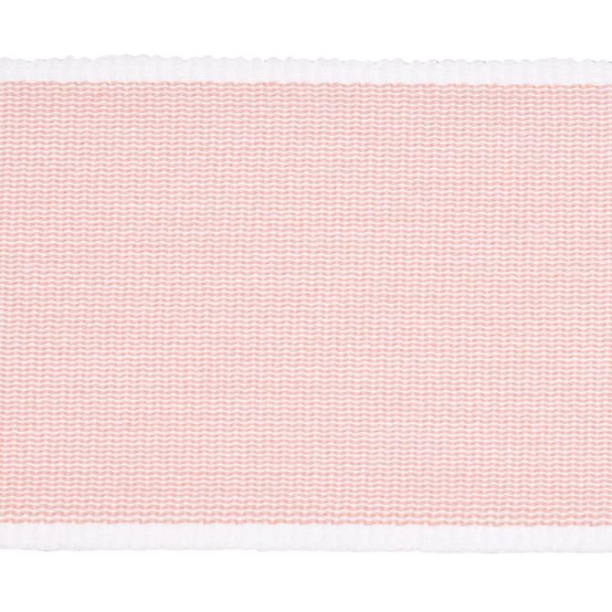 Sandpiper Tape Wide Blush 79388 by Schumacher Designer Trim Perennial Favorite Trims - Swanky Fabrics -