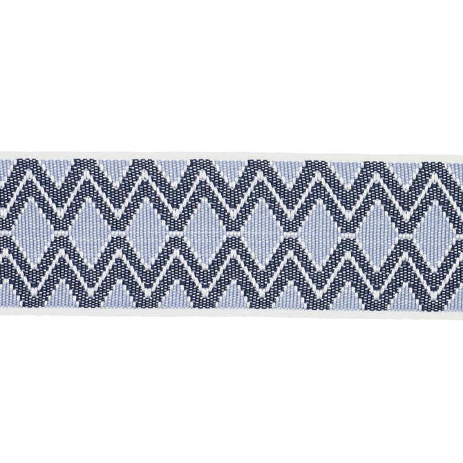 Pinula Tape Tide 84101 by Schumacher Designer Trim A Rum Fellow 2.62" - Swanky Fabrics -