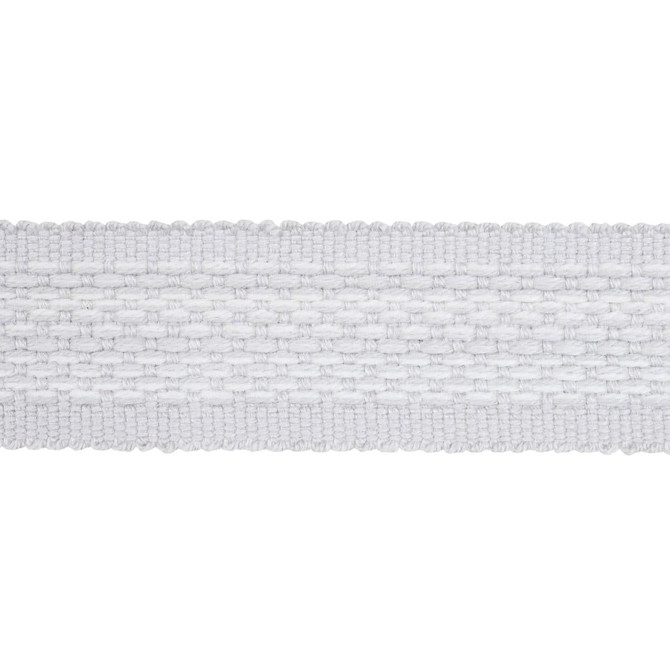 Cardiff Tape Medium Grey 83394 by Schumacher Designer Trim Patterson Flynn 1.0" - Swanky Fabrics -