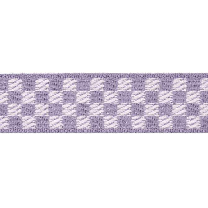Zee Tape Narrow Purple 82493 by Schumacher Designer Trim Charlap Hyman & Herrero - Swanky Fabrics -