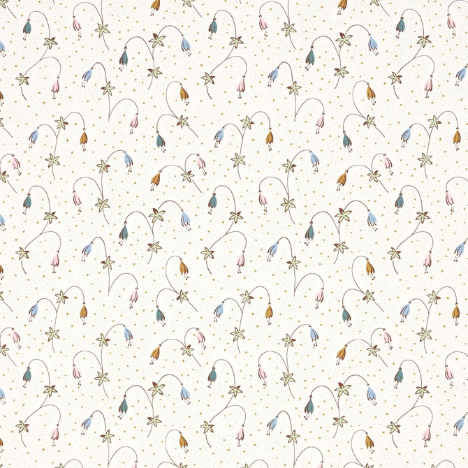 Lolly Floral Confetti 5015751 by Schumacher Designer Wallpaper Domino Effect 9.0" - Swanky Fabrics -