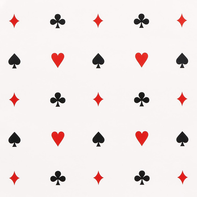 Le Joueur Rouge Et Noir 5014800 by Schumacher Designer Wallpaper Regine 5.38" - Swanky Fabrics -
