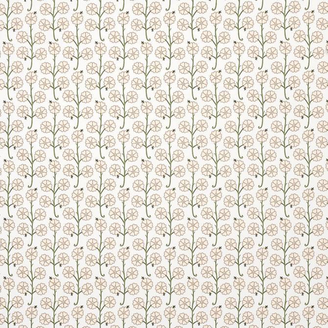 Gardenia Flax 5014920 by Schumacher Designer Wallpaper Neisha Crosland 4.0" - Swanky Fabrics -