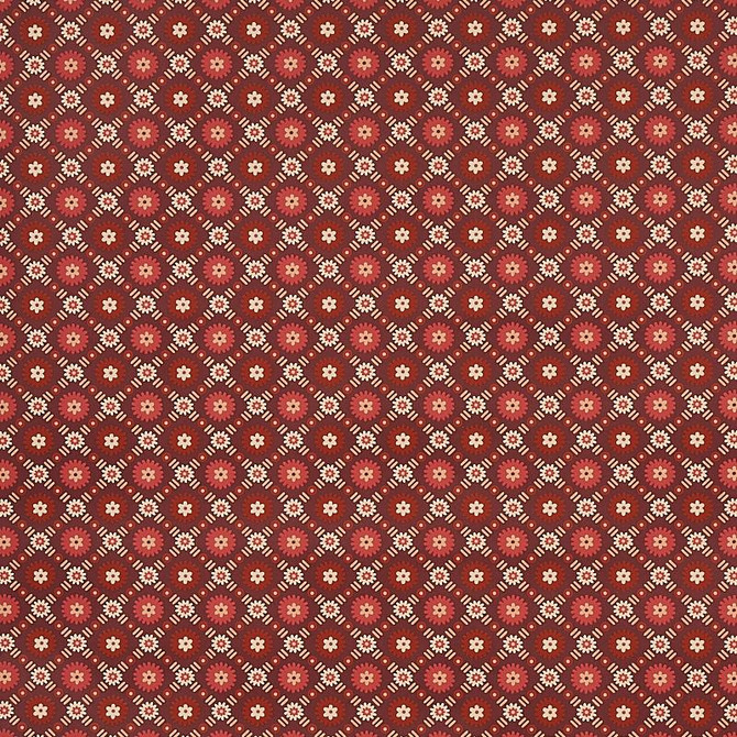 Larissa Burgundy 5012842 by Schumacher Designer Wallpaper Cabana 2.0" - Swanky Fabrics -