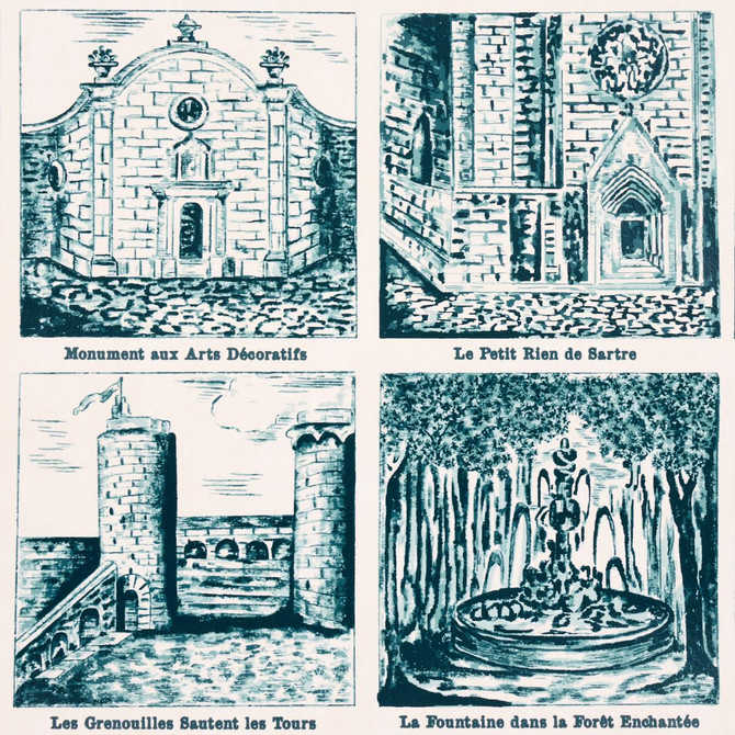 Architecturra Teal 5014272 by Schumacher Designer Wallpaper Johnson Hartig 25.5" - Swanky Fabrics -